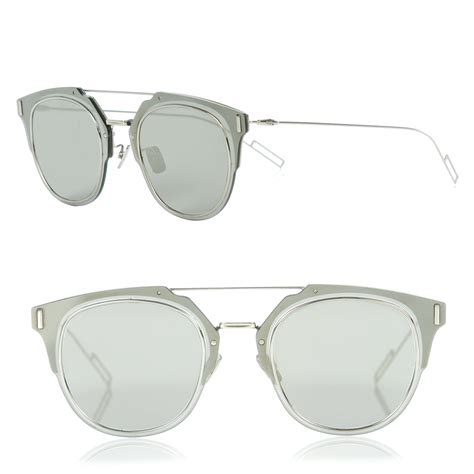 dior composit 1.0 sunglasses silver|Dior Composit 1.0 62MM Aviator Sunglasses on SALE .